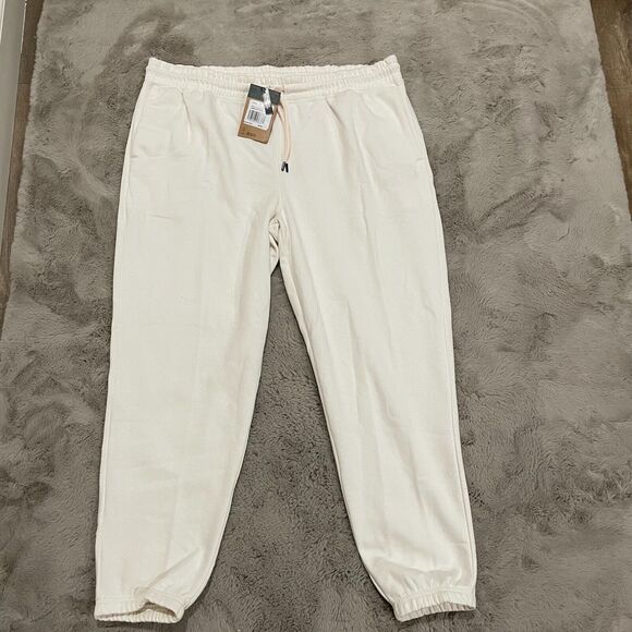 NWT The North Face Women Fleece Sweatpants Gardenia White Size XXL Standard Fit‎ - Picture 1 of 15